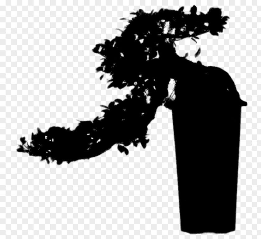 Tree Silhouette Font Flowering Plant Plants PNG