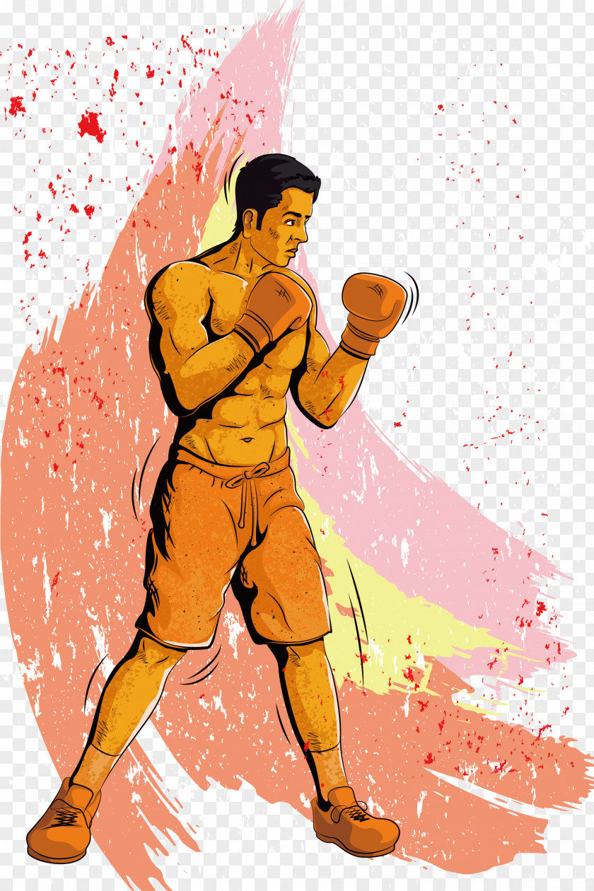 Vector Free Fight Illustration Boxing Photography Sport PNG