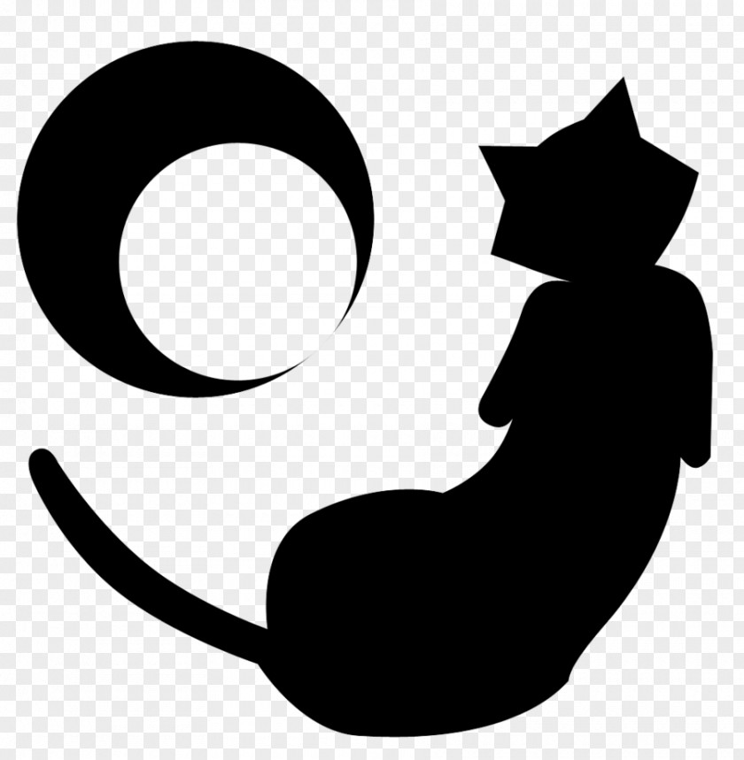 Cat Whiskers Silhouette Black M Clip Art PNG