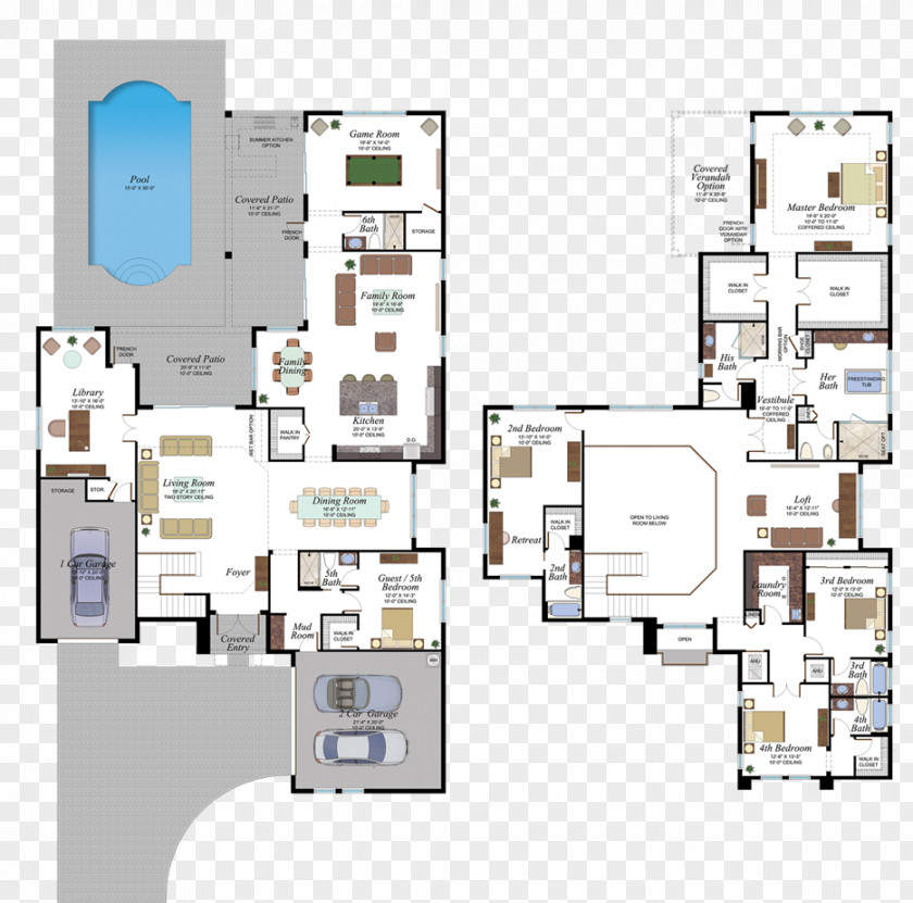 House Plan Floor Architecture PNG