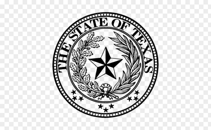 Minority Vector Seal Of Texas Flag Republic PNG