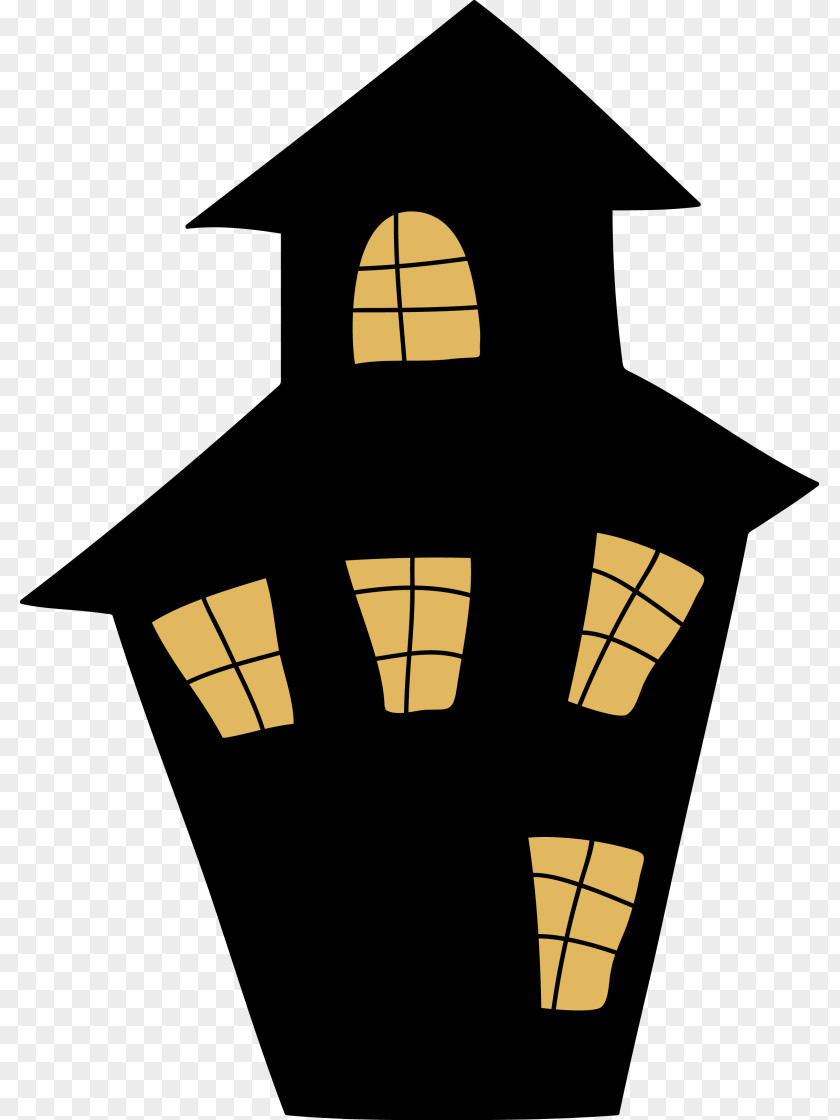 House Clip Art Haunted Lift-the-Flap Tab: Spooky Openclipart PNG