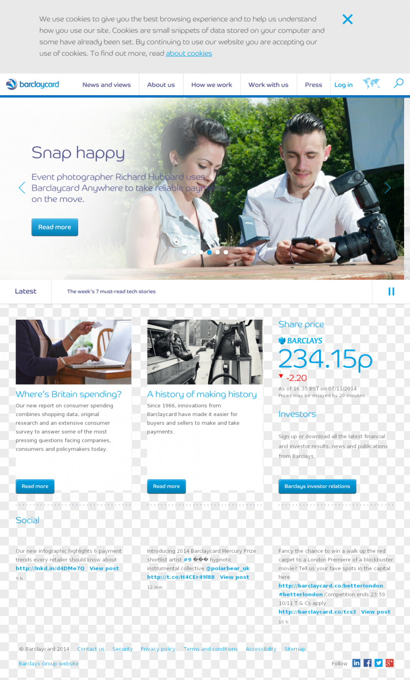 Barclaycard Web Design Consumer Page PNG