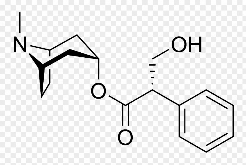 Chemical Formulas Hyoscine Pharmaceutical Drug Structure Atropine Hyoscyamine PNG