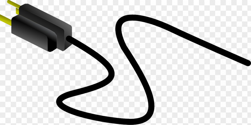 Electric Power Vector Clip Art Cord Openclipart Electrical Cable Electricity PNG