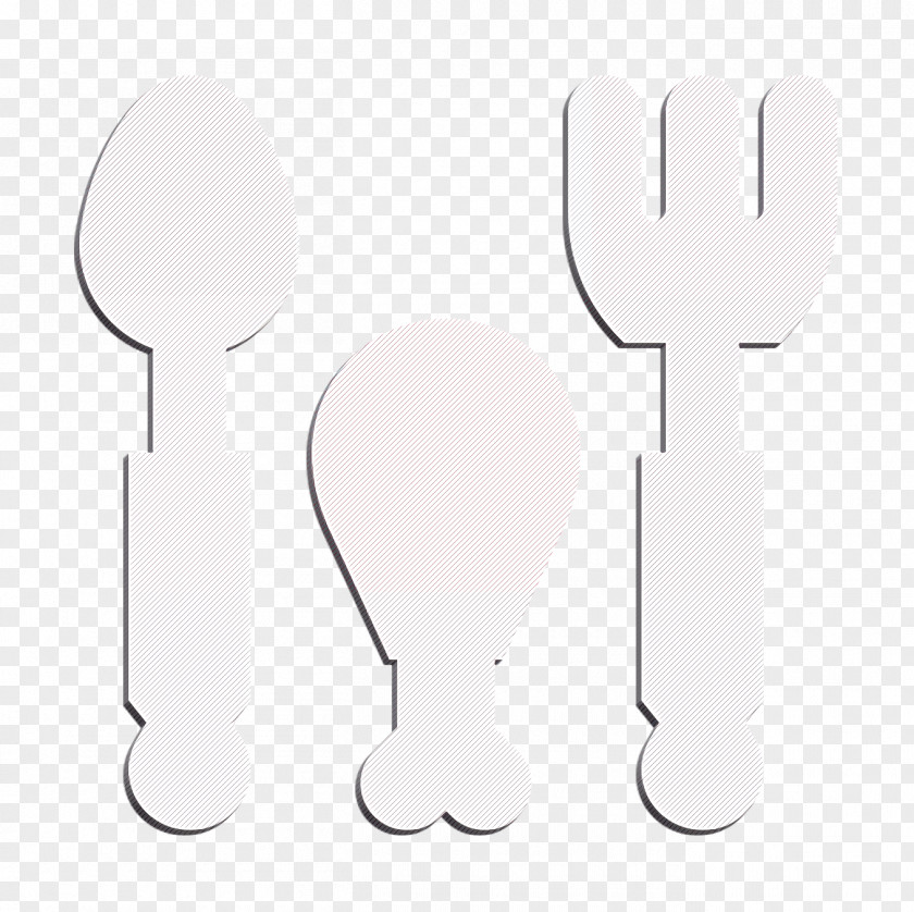 Fitness Icon Spoon Chicken Leg PNG