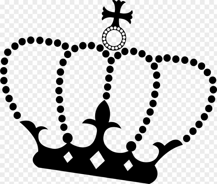 Hand Painted Black Crown PNG