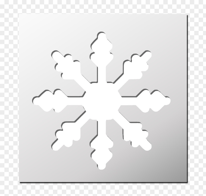 Painting Stencil Snowflake Snowman PNG