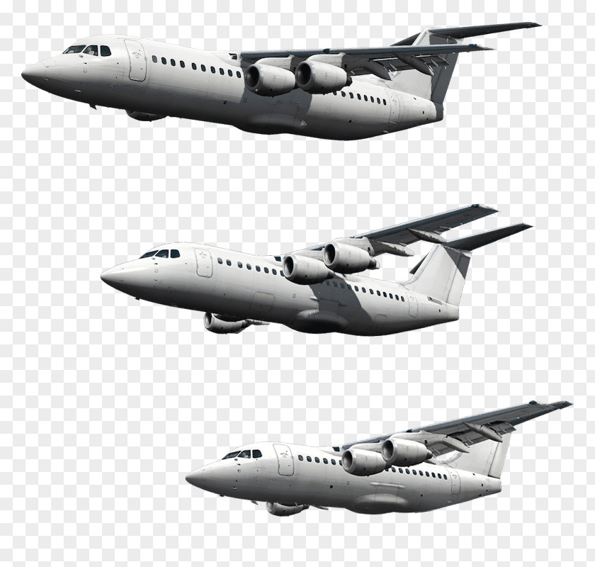 Big Passenger Plane British Aerospace 146 Avro RJ 85 Airbus Aircraft RJ100 PNG