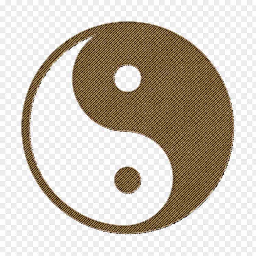 Chinese Icon Yin Yang Symbol Variant Iconographicons PNG