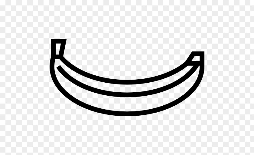 Cooking Banana Line White Clip Art PNG