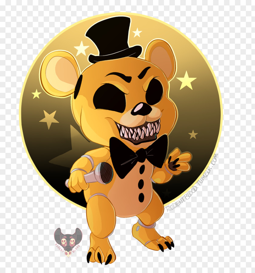 Golden Freddy Five Nights At Freddy's Drawing Clip Art PNG