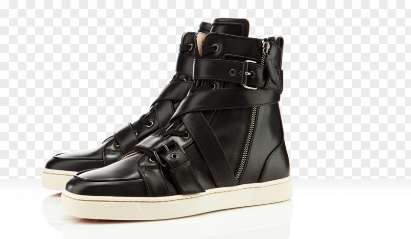 Louboutin Shoe Sneakers High-top Fashion Leather PNG