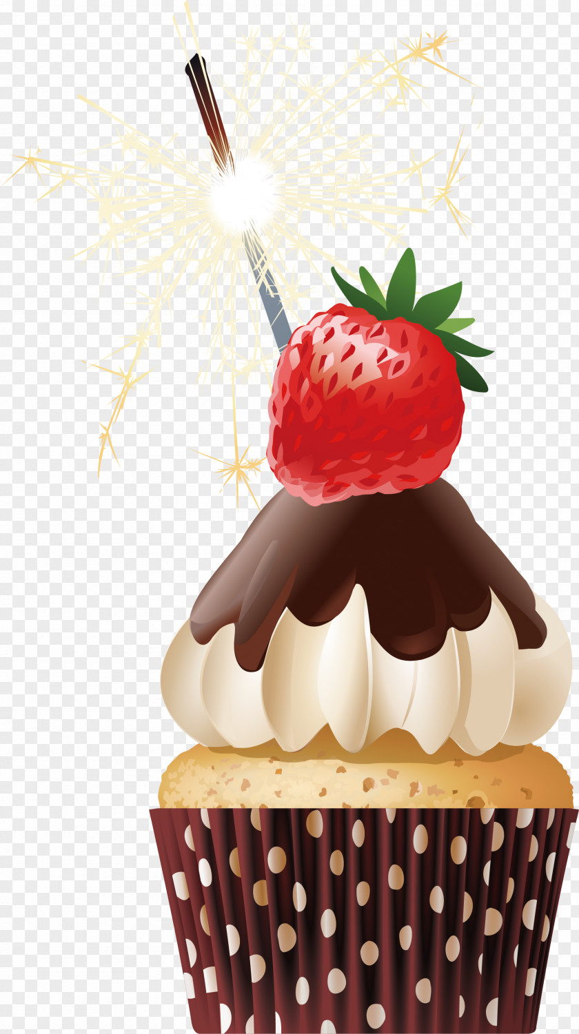 Strawberry Chocolate Cake Cupcake Red Velvet Fruitcake Layer PNG