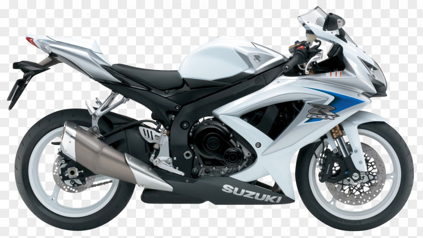 Suzuki GSX R600 White Motorcycle Bike GSX-R600 GSX-R Series GSX-R750 PNG