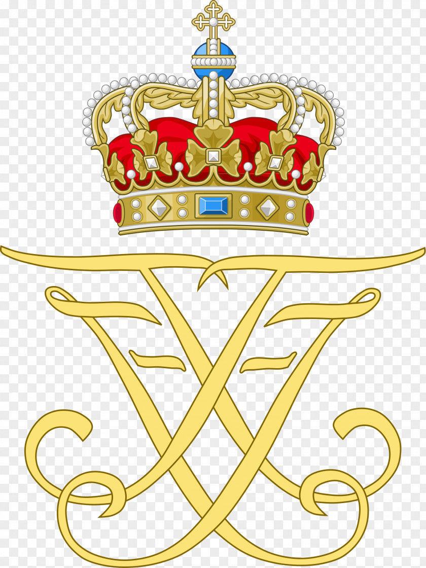 Victoria Day Border Cypher Monogram Royal Danish Family Crown Regalia PNG