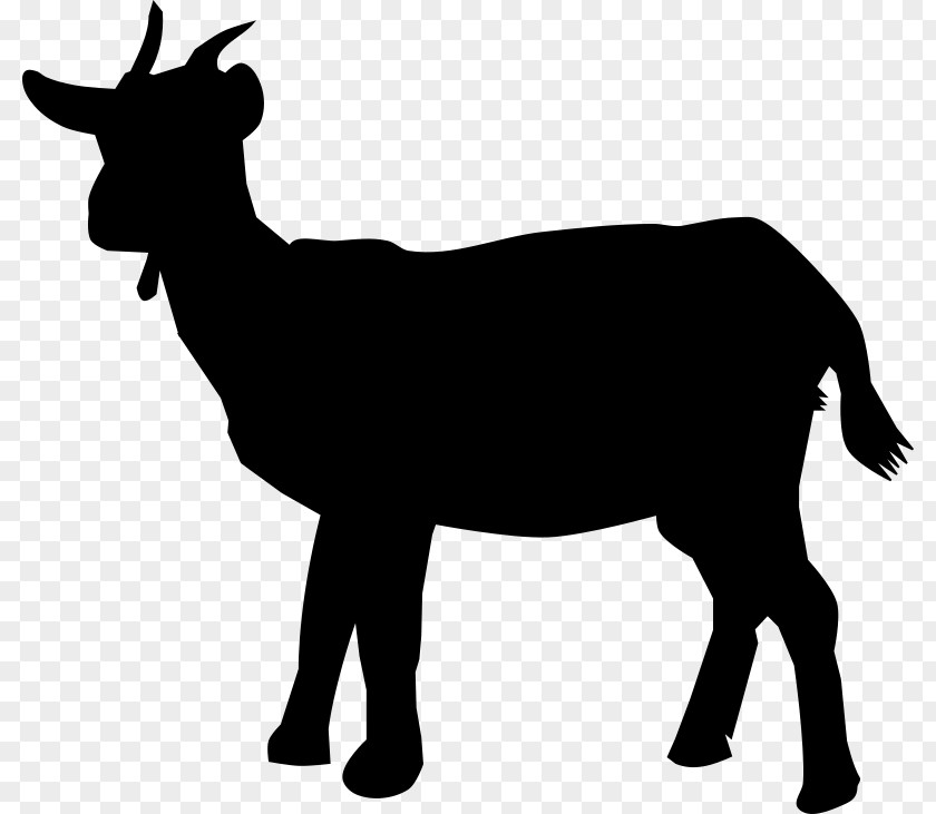 Goat Vector Boer Black Bengal Silhouette Clip Art PNG