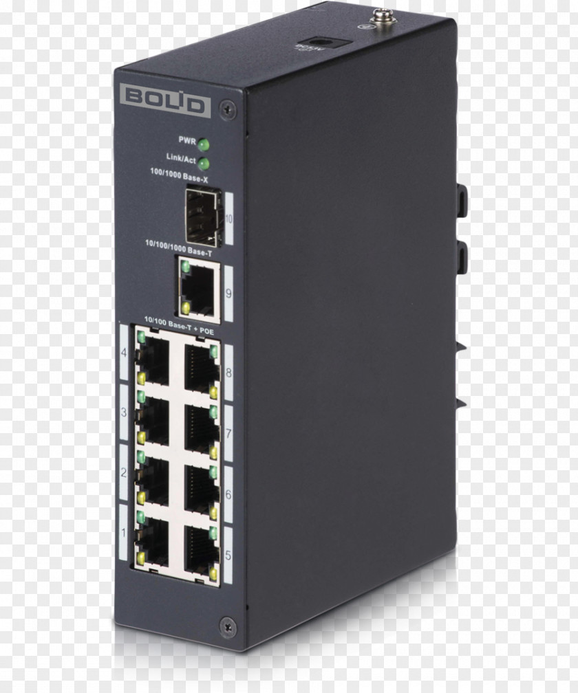 Host Power Supply Over Ethernet IEEE 802.3 Network Switch PNG