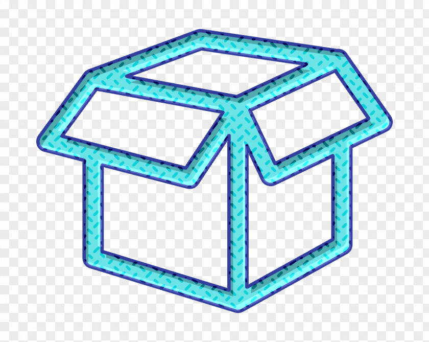 Icon Empty White Box Packet PNG