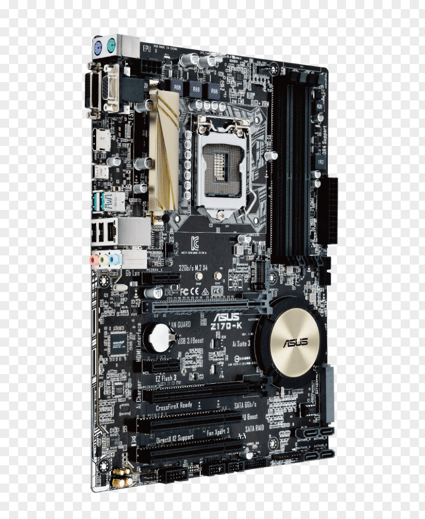 Intel Motherboard LGA 1151 Asus ATX DDR4 SDRAM PNG