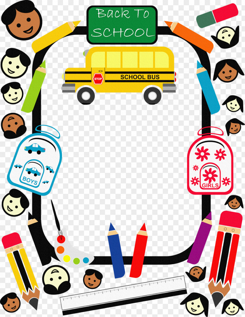 Back To School Drawing Painting Cartoon PNG