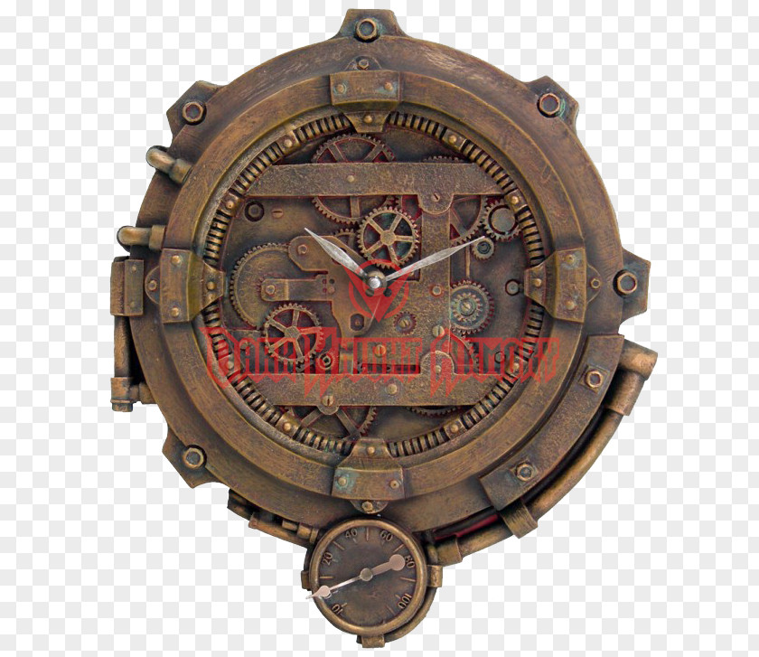 Clock Steampunk Fashion Victorian Era Gear PNG