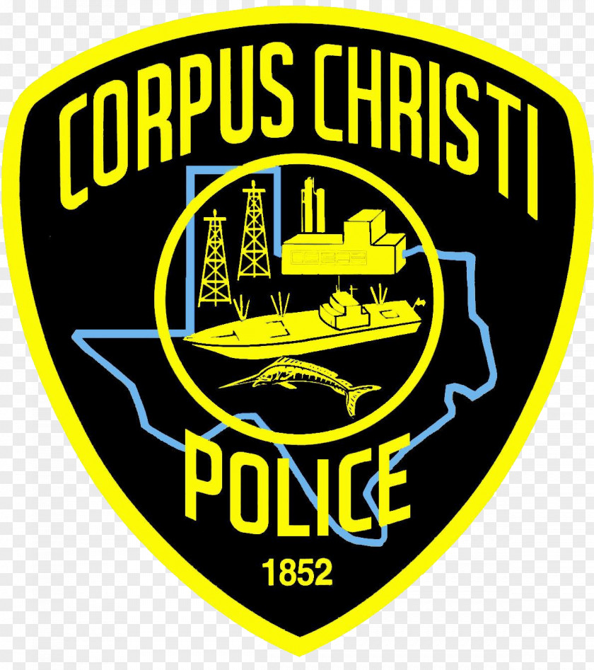 Police Officer Corpus Christi Department Crime Badge PNG