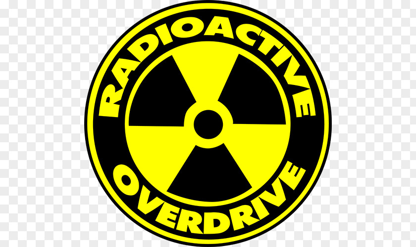 Radioactive Stencil Decay Waste Hazard Symbol Nuclear Power Radiation PNG