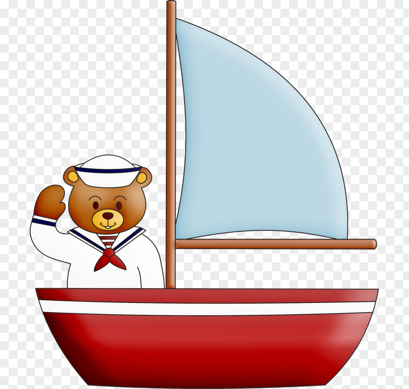 Cartoon Boat Psd Clip Art Sailor Image Free Content PNG
