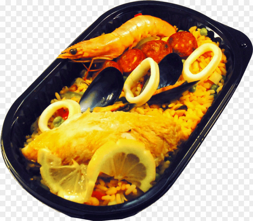 Fish Paella Dish Recipe Cuisine Food PNG