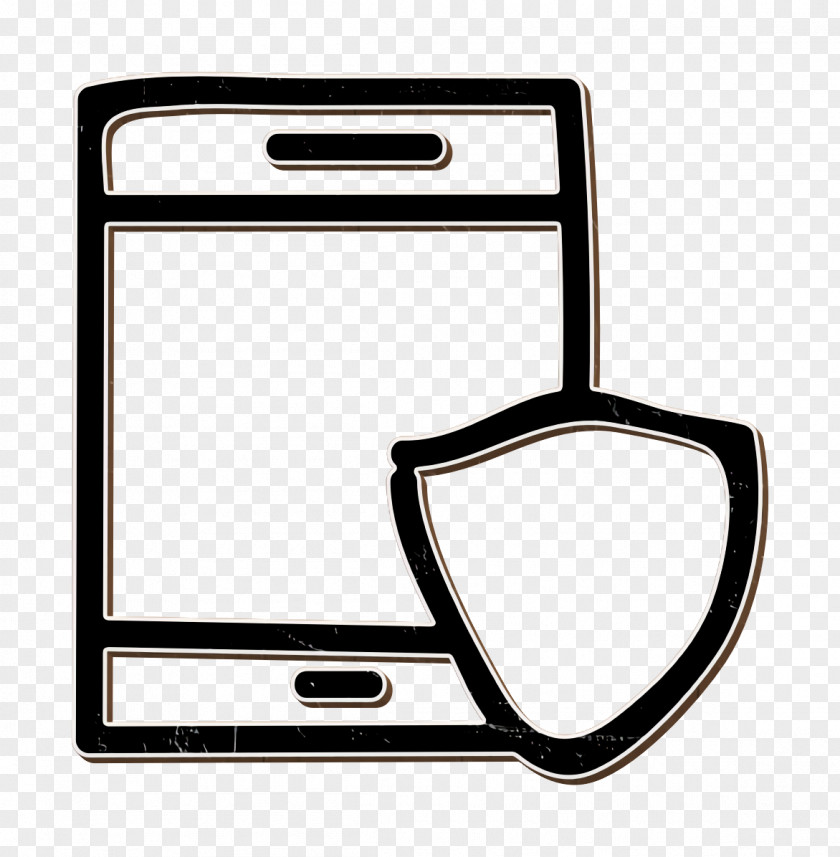 Mobile Phone Case Black M Lock Icon PNG