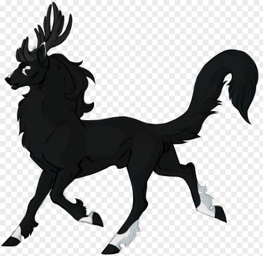 Royal Stag Mustang Pony Stallion Deer Mane PNG