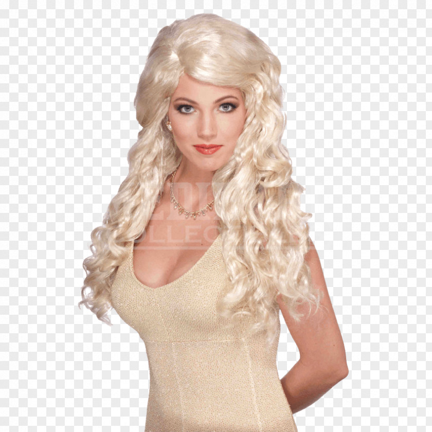 Blond Costume Party Wig Clothing PNG