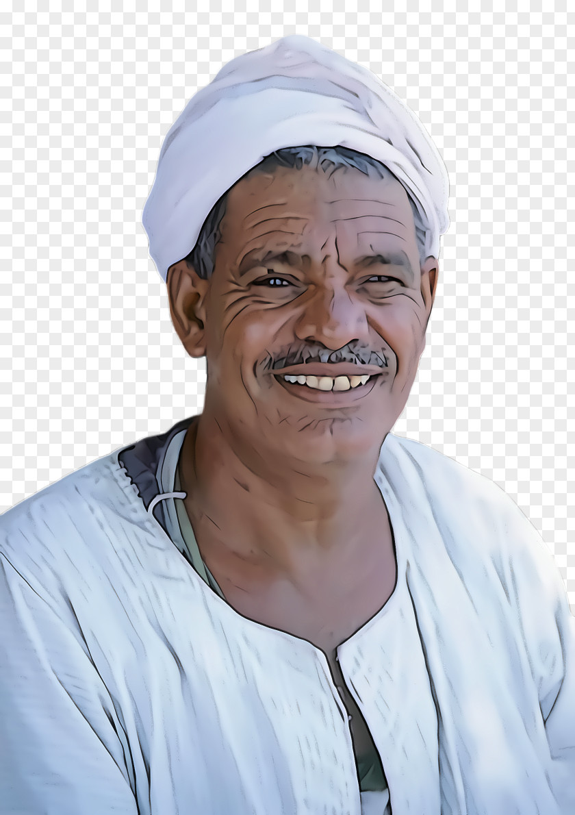 Elder Smile Chin Headgear PNG