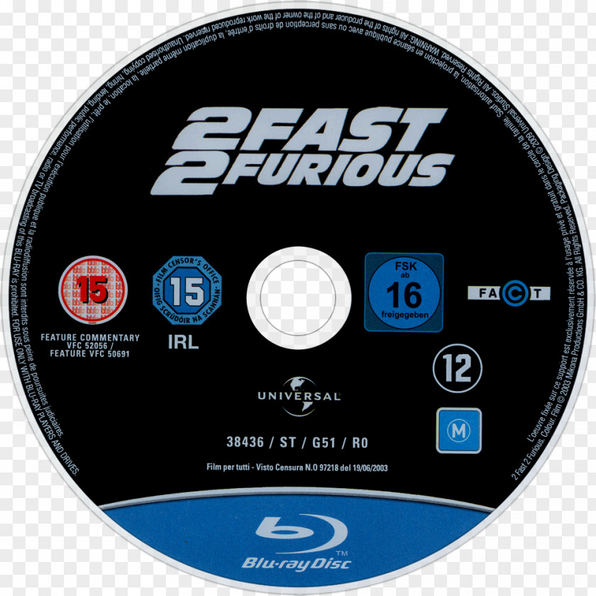 Fast Furious Logo Compact Disc Blu-ray Brian O'Conner Letty Dominic Toretto PNG
