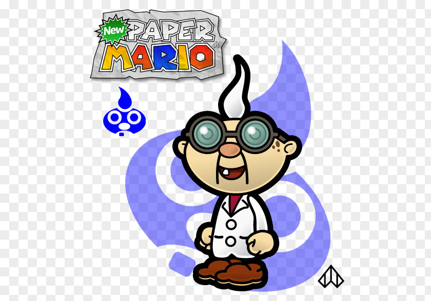 Mario Bros Paper Mario: Sticker Star Bros. Profesor E. Gadd PNG