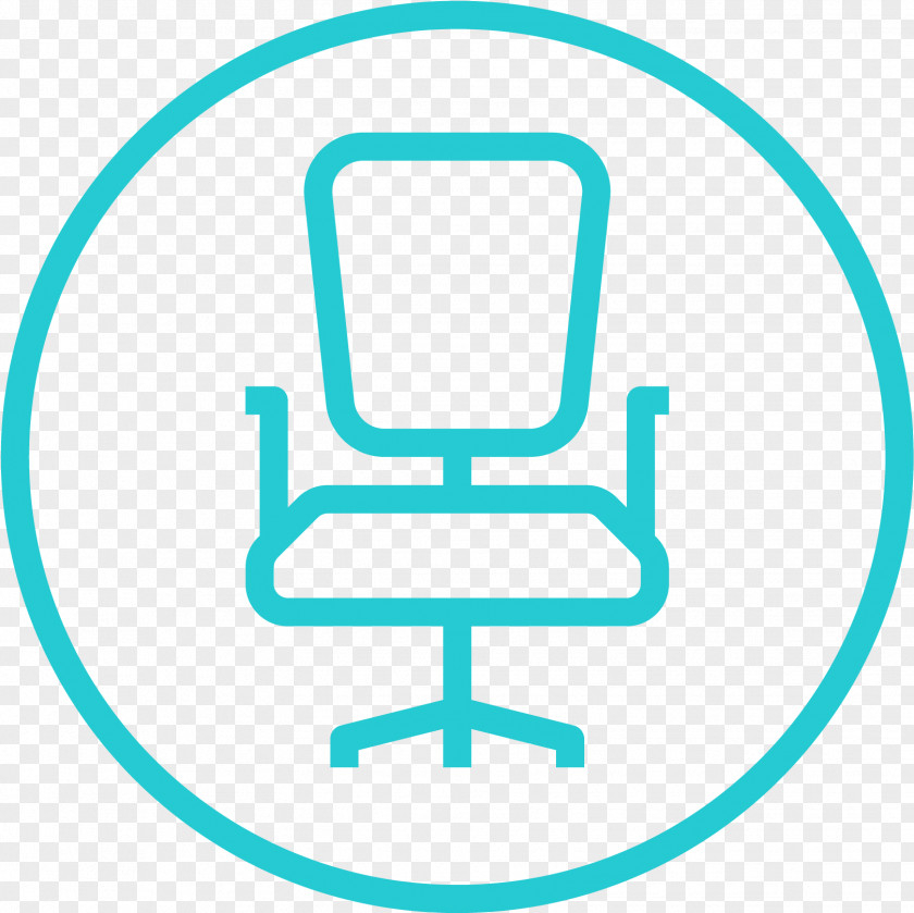 Office Chair Furniture Education Background PNG