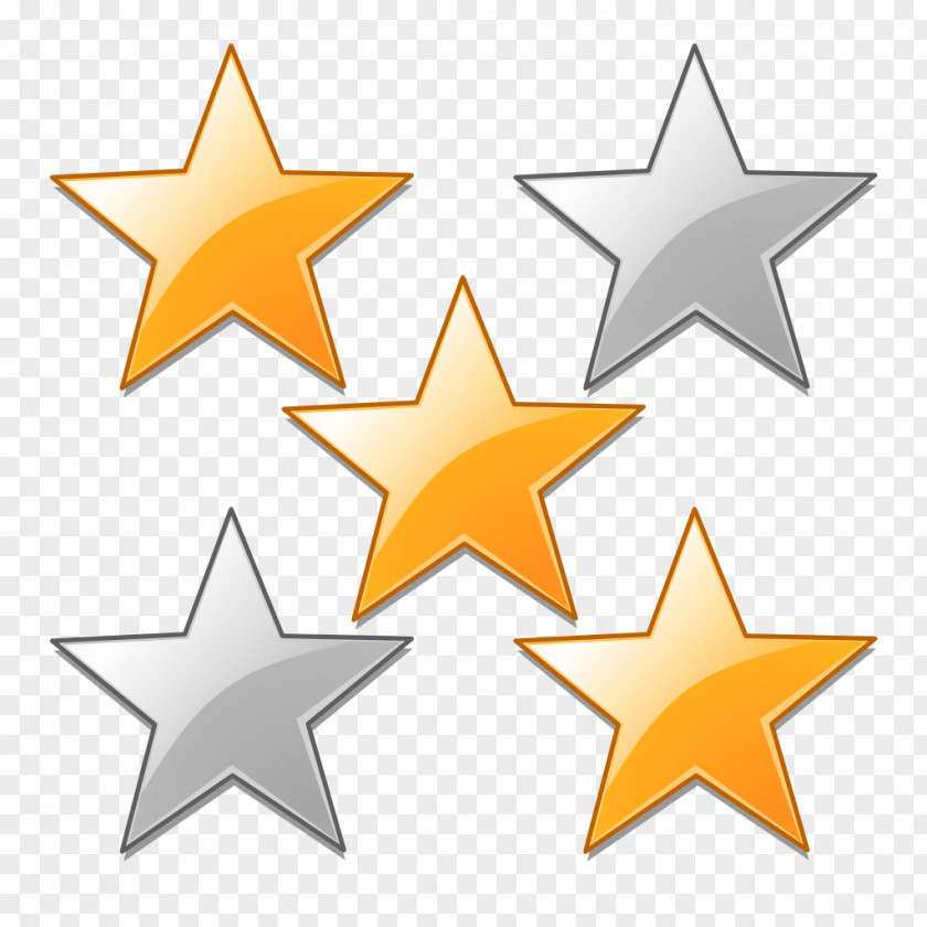 5 Stars Wikimedia Commons Free Software Foundation Computer Clip Art PNG