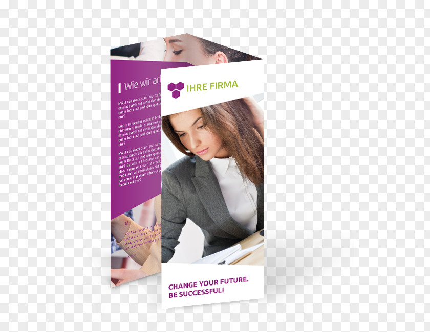 Design Product Hair Coloring Brochure PNG
