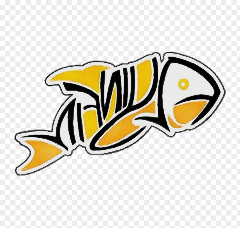 Logo Cartoon Fish Yellow Meter PNG