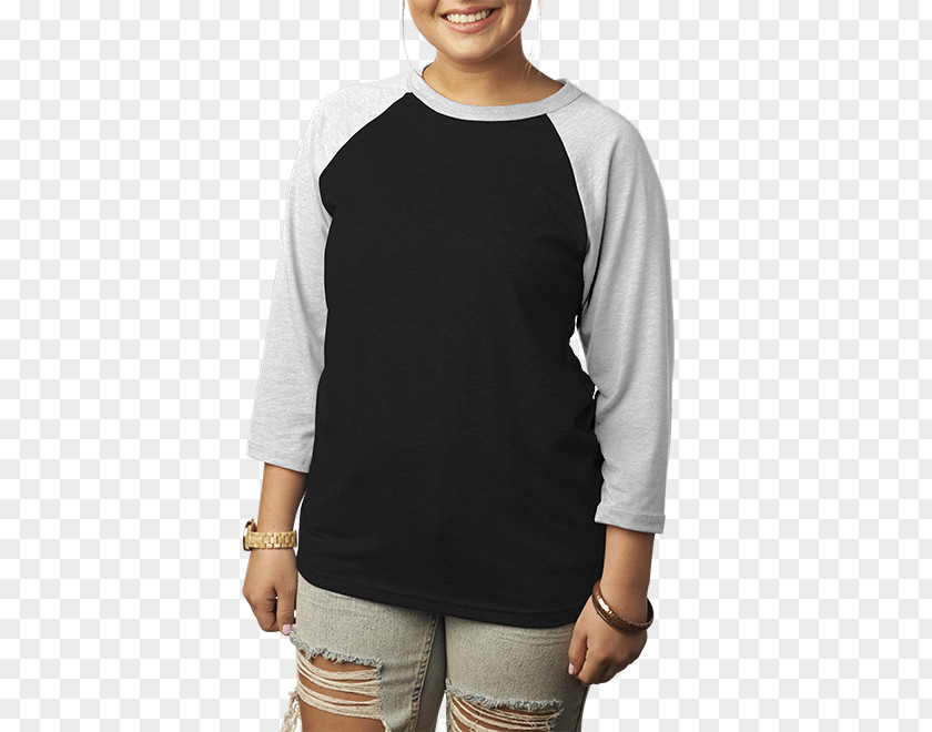 T-shirt Long-sleeved Raglan Sleeve PNG