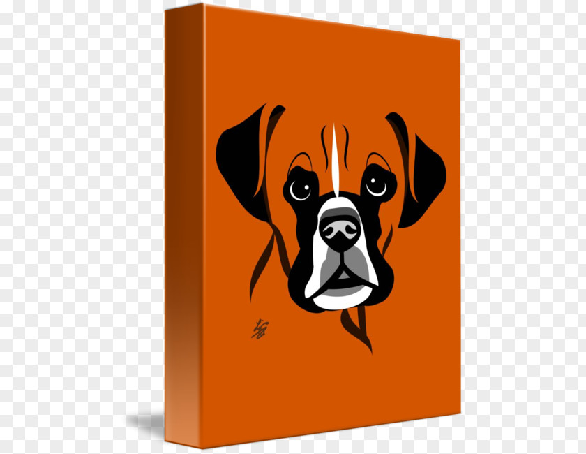 The Dog Painted Boxer Breed Art Puppy PNG