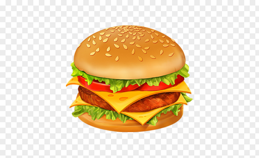 Bread Hamburger Fast Food Cheeseburger Cheese Sandwich PNG