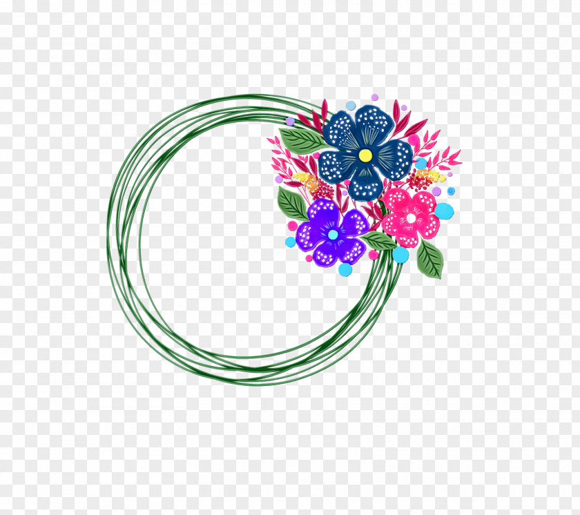 Flower Circle Jewelry Design Turquoise Jewellery PNG
