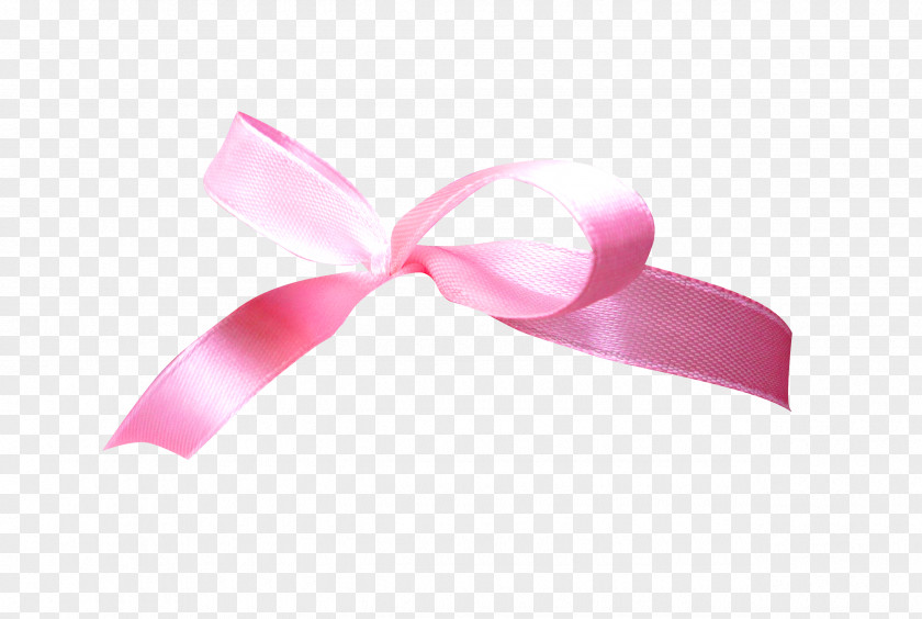 Pink Bow Ribbon Shoelace Knot PNG