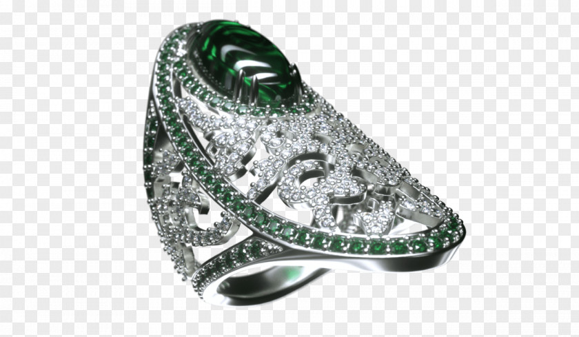 Ring Emerald Diamond Florida Body Jewellery PNG