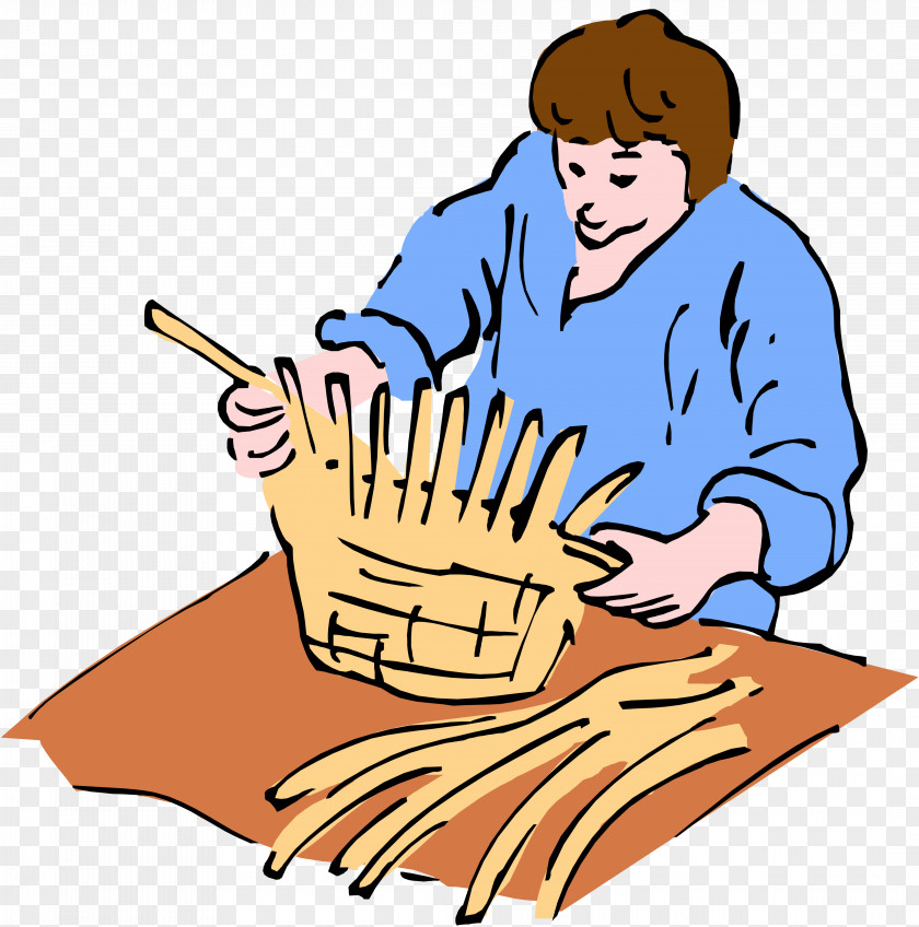 Basketweave Cartoon Clip Art Drawing Handicraft Image Illustration PNG