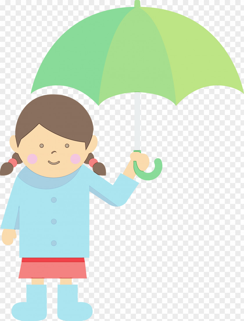 Cartoon Infant Green Text Line PNG