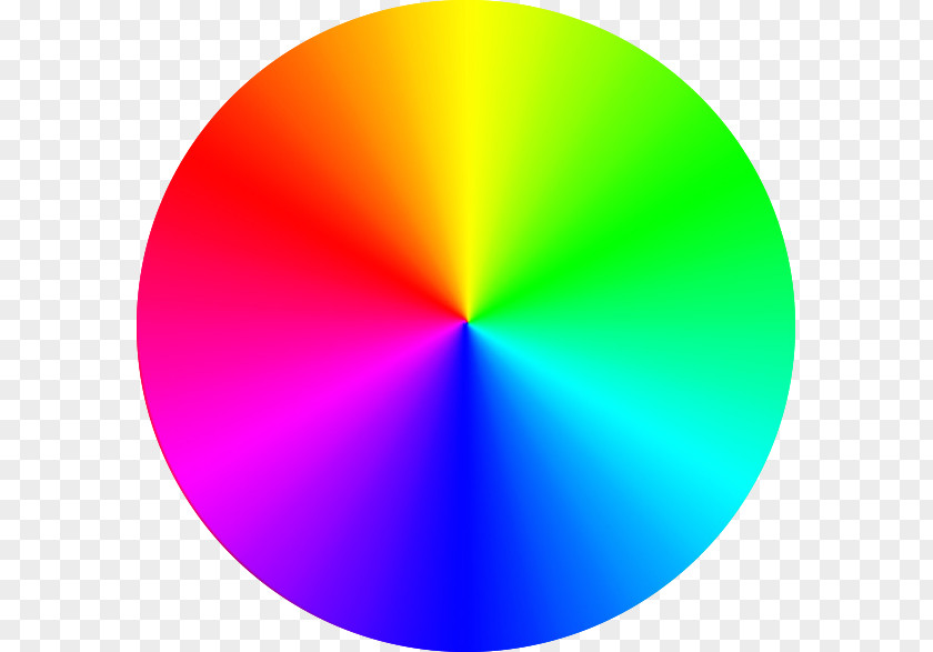 Color Wheel Harmony Chart Circle PNG