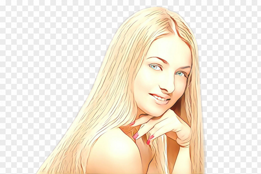 Hair Face Blond Beauty Hairstyle PNG